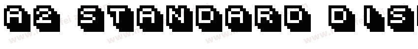 A2 Standard Display字字体转换